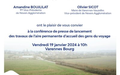 Lancement des travaux de l&rsquo;aire permanente d&rsquo;accueil des gens du voyage