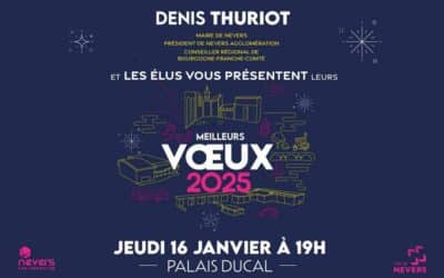 Nevers Agglomération vous souhaite ses meilleurs vœux 2025