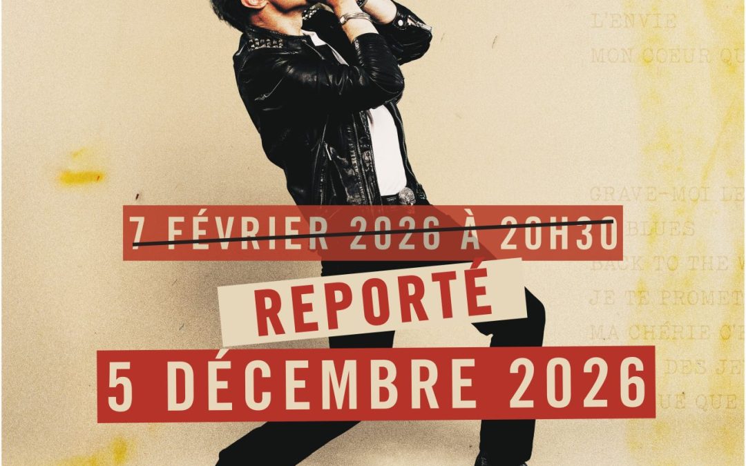 Le concert de Greg Zlap à Nevers Agora, reporté au 5 décembre