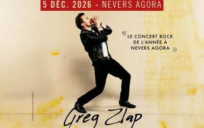 Le concert rock de Greg Zlap à Nevers Agora le 5 décembre